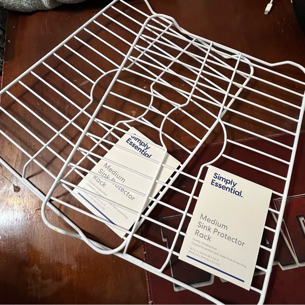 Simply Essential Medium Sink Protector Rack - White - Picture 5 of 5